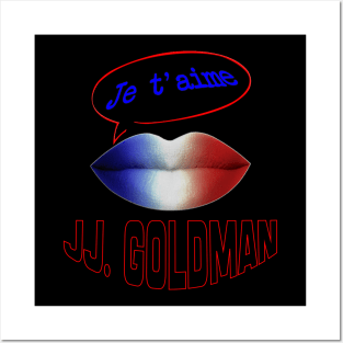 FRENCH KISS JE T'AIME JJ. GOLDMAN Posters and Art